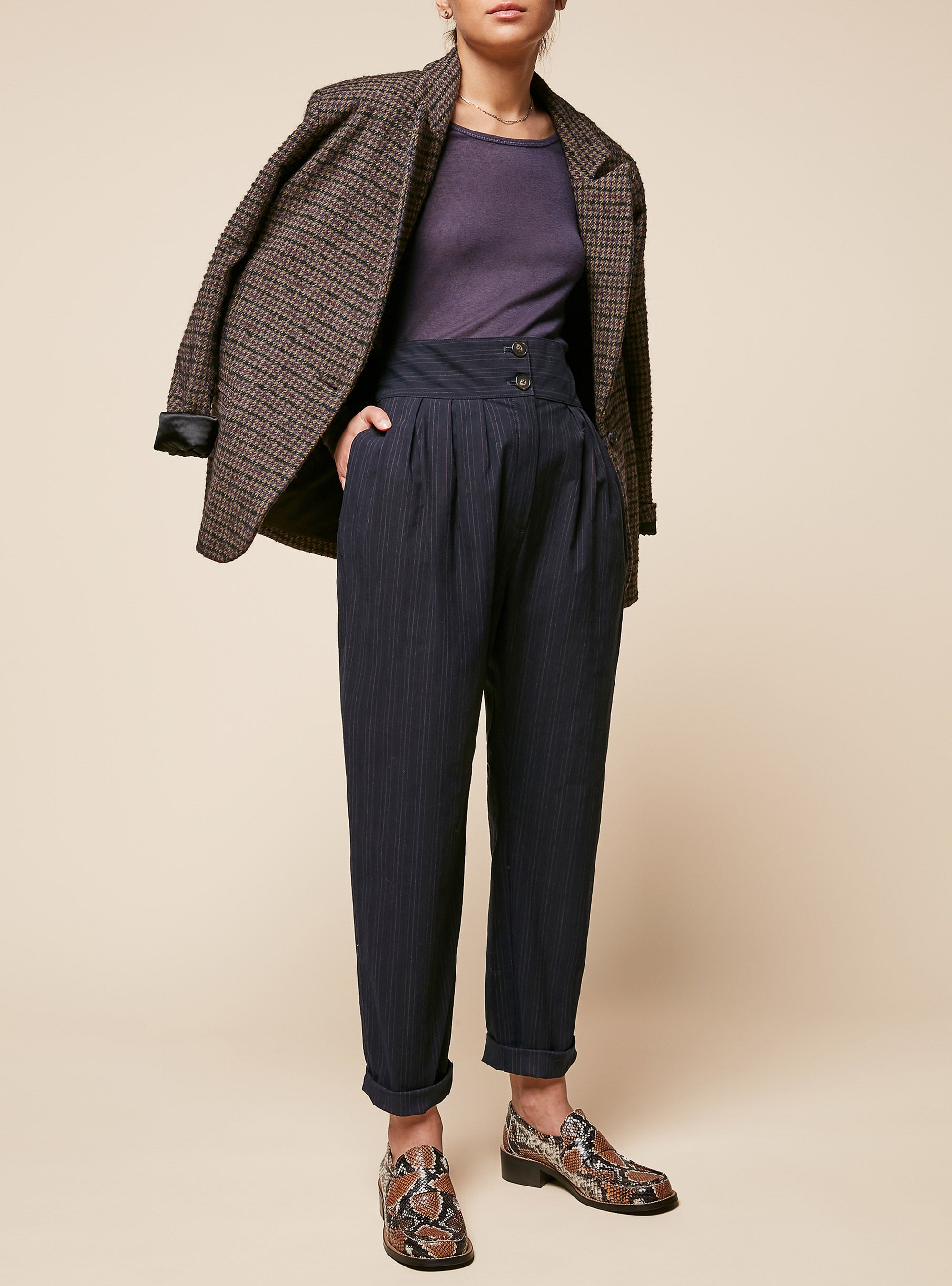 Hose mit weitem Bein