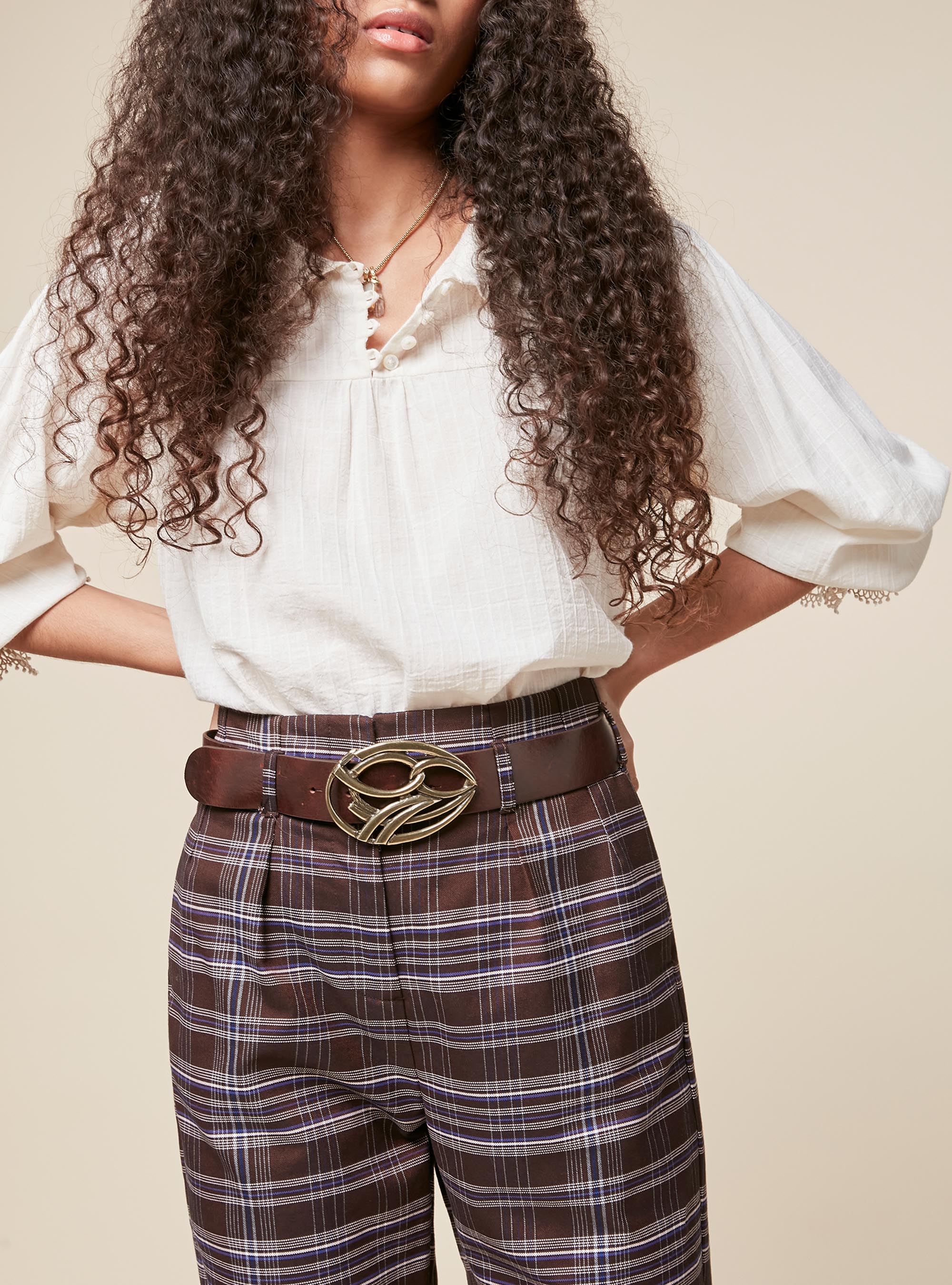 Hose mit weitem Bein