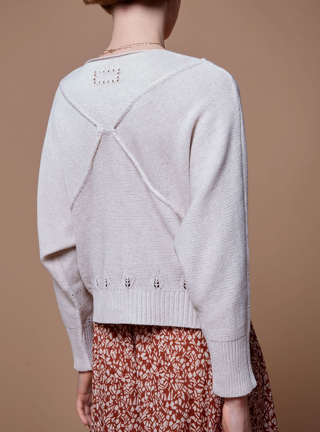 Long Sleeve Boat Neck Sweater