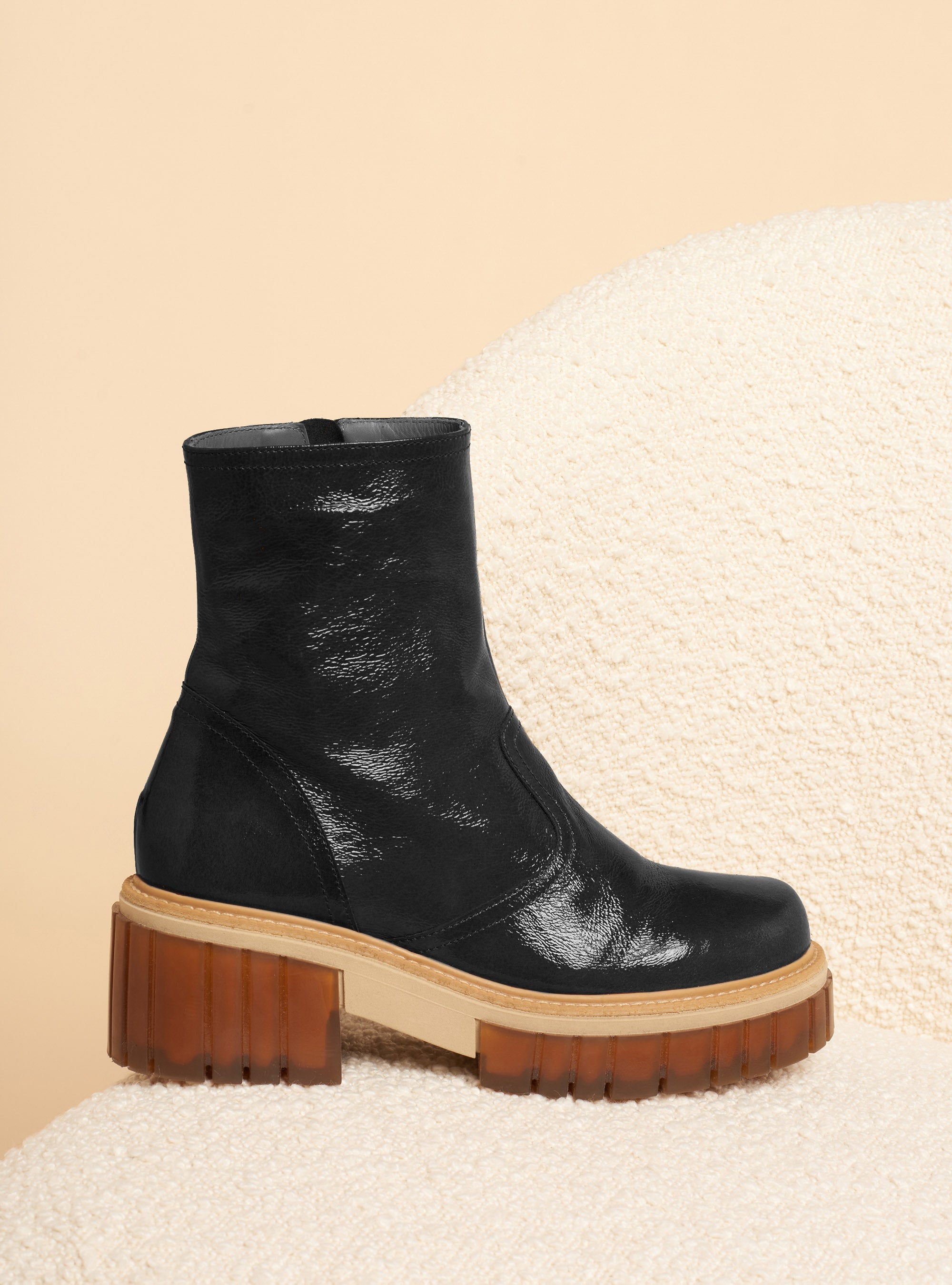 Zippered Boots