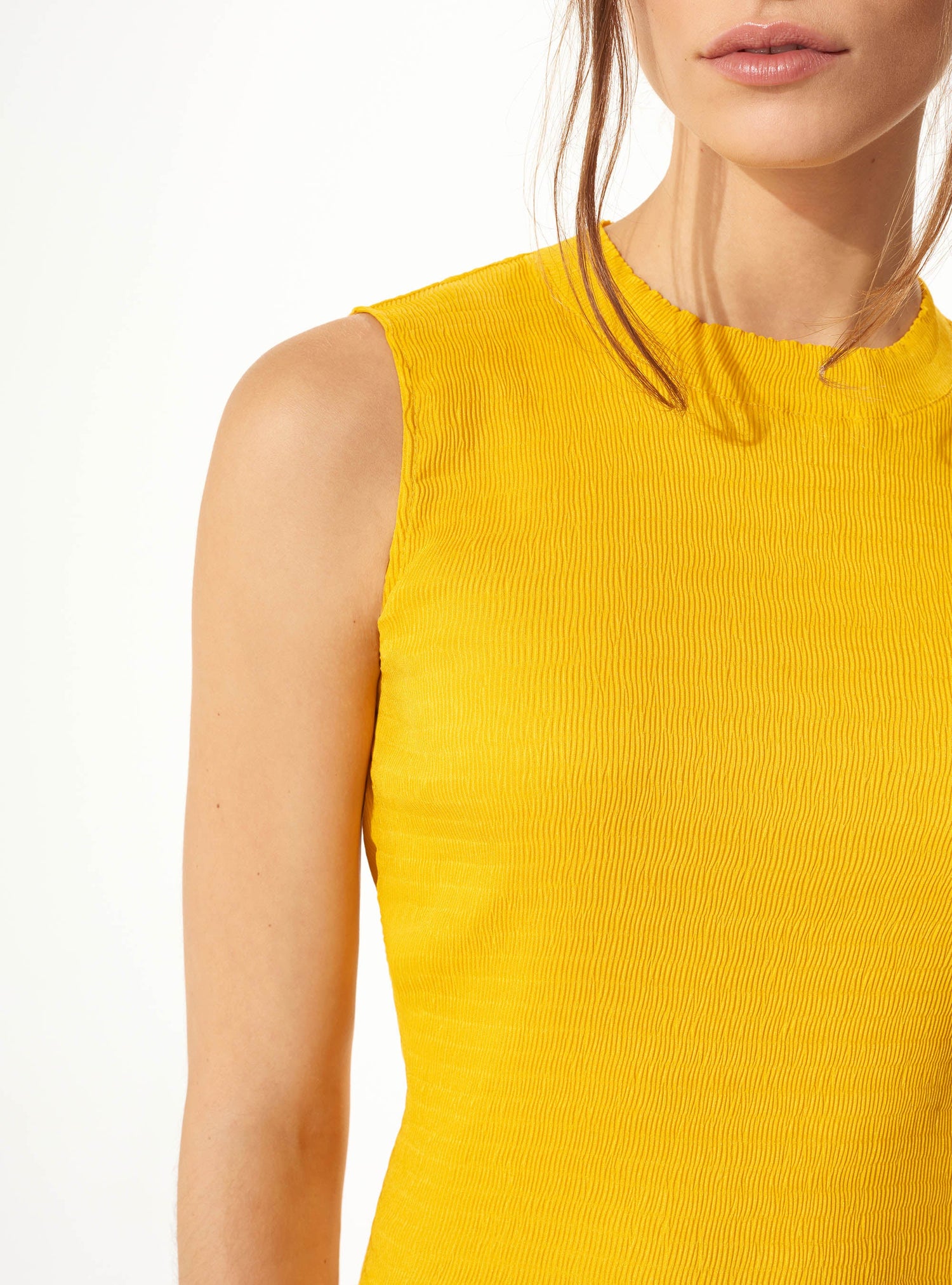 Débardeur bouillonné Tournesol