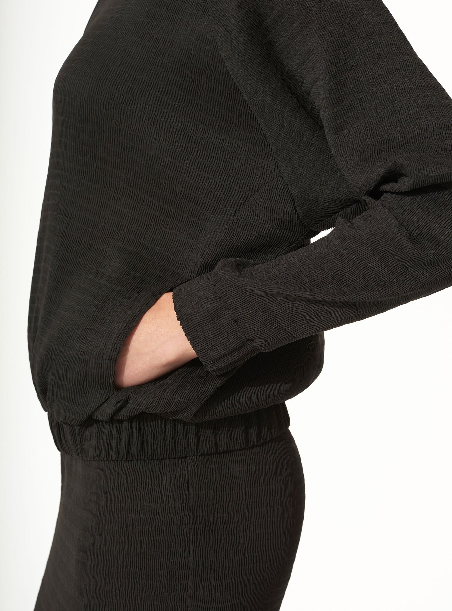 Bomber bouillonné Noir