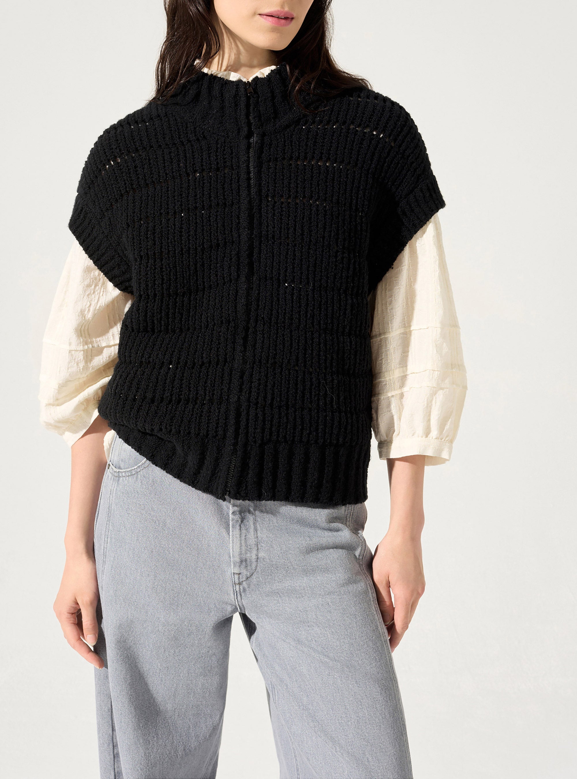 Cardigan Sans Manche