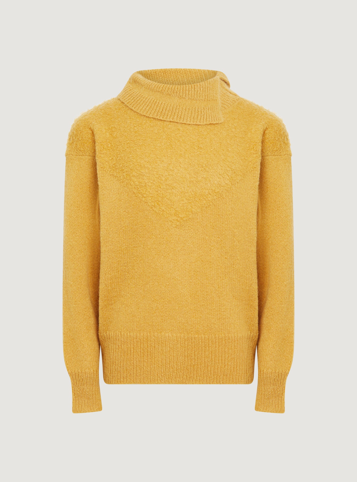 High neck sweater