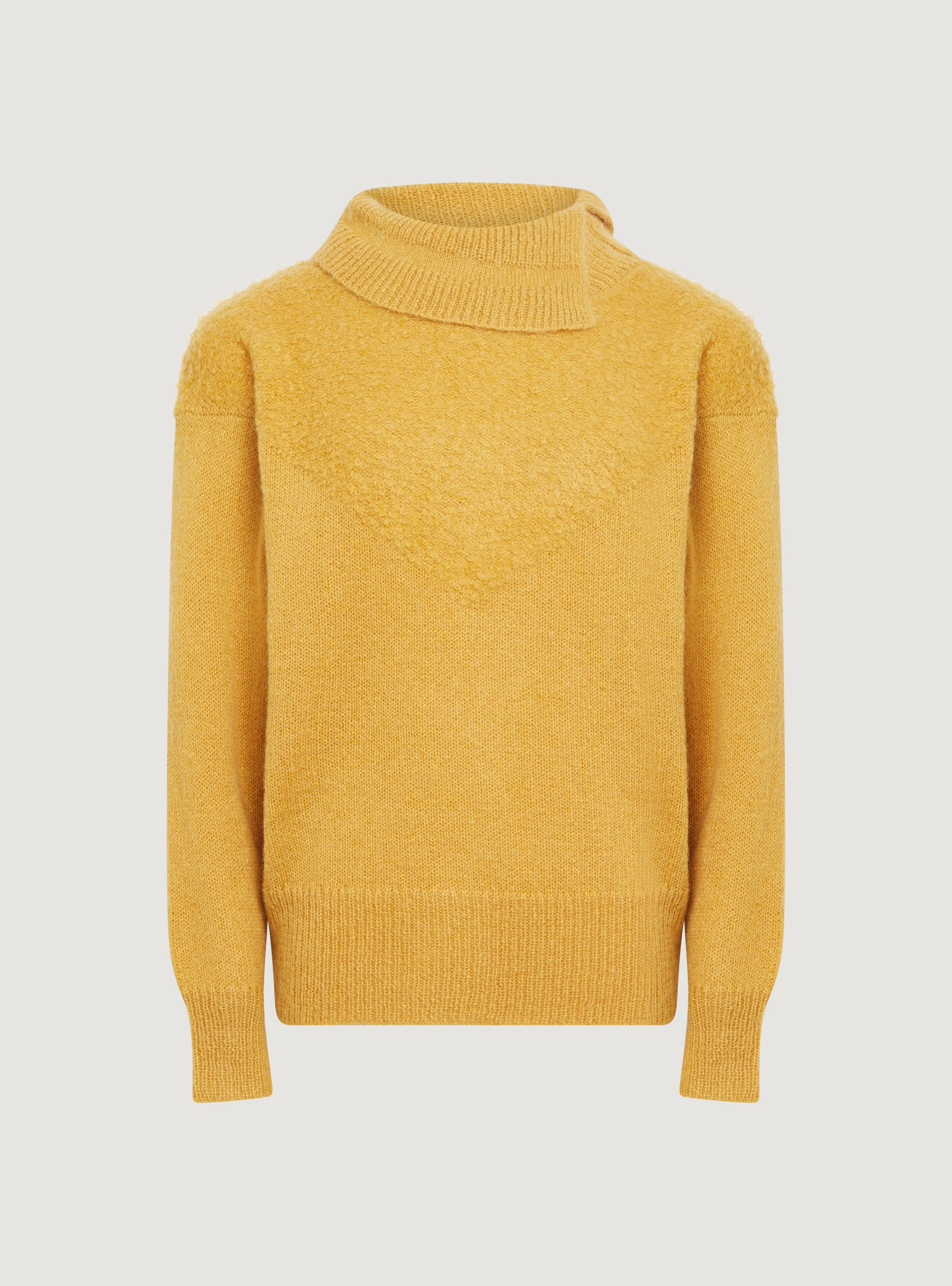 High neck sweater