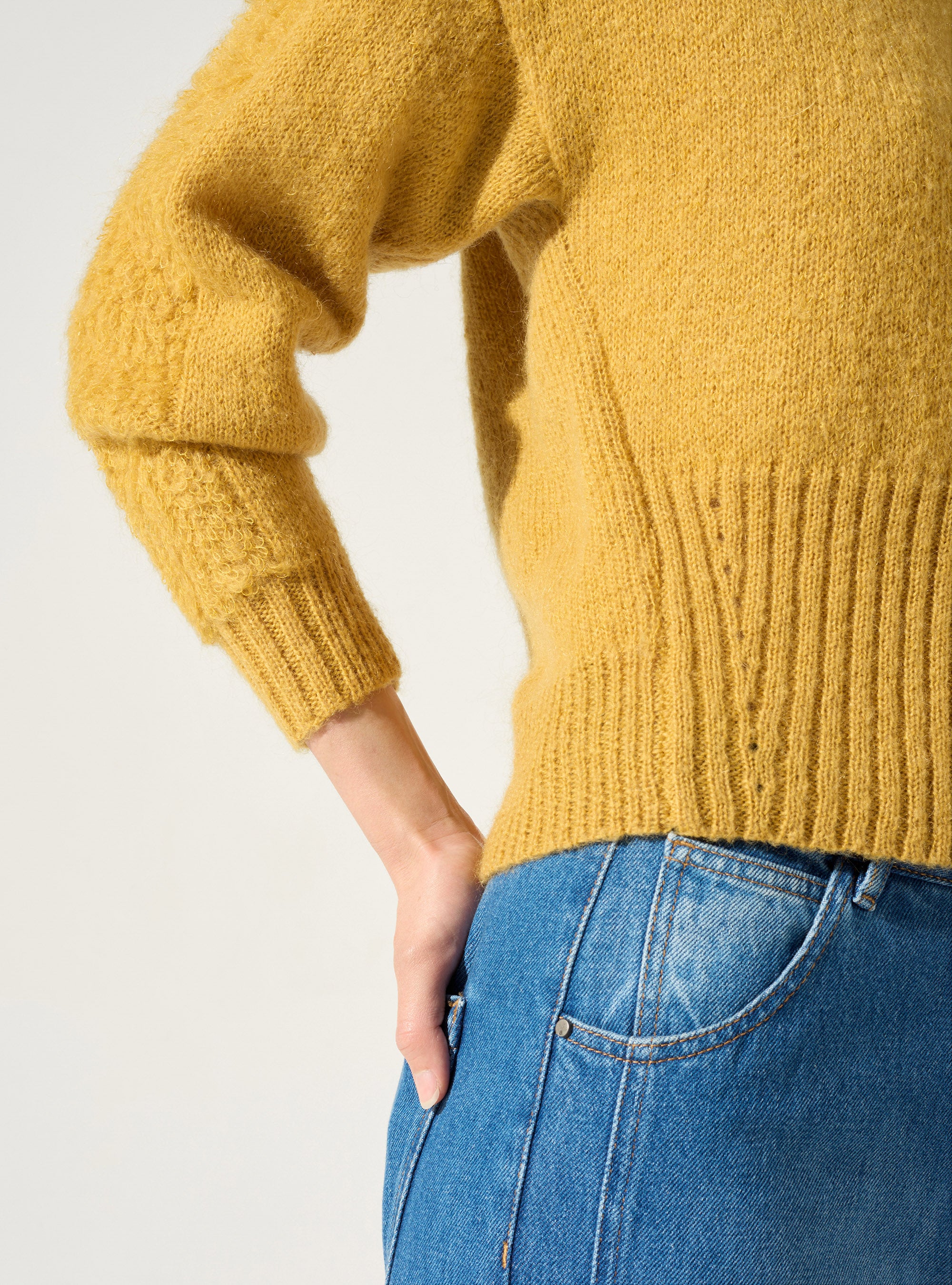 V-neck cardigan