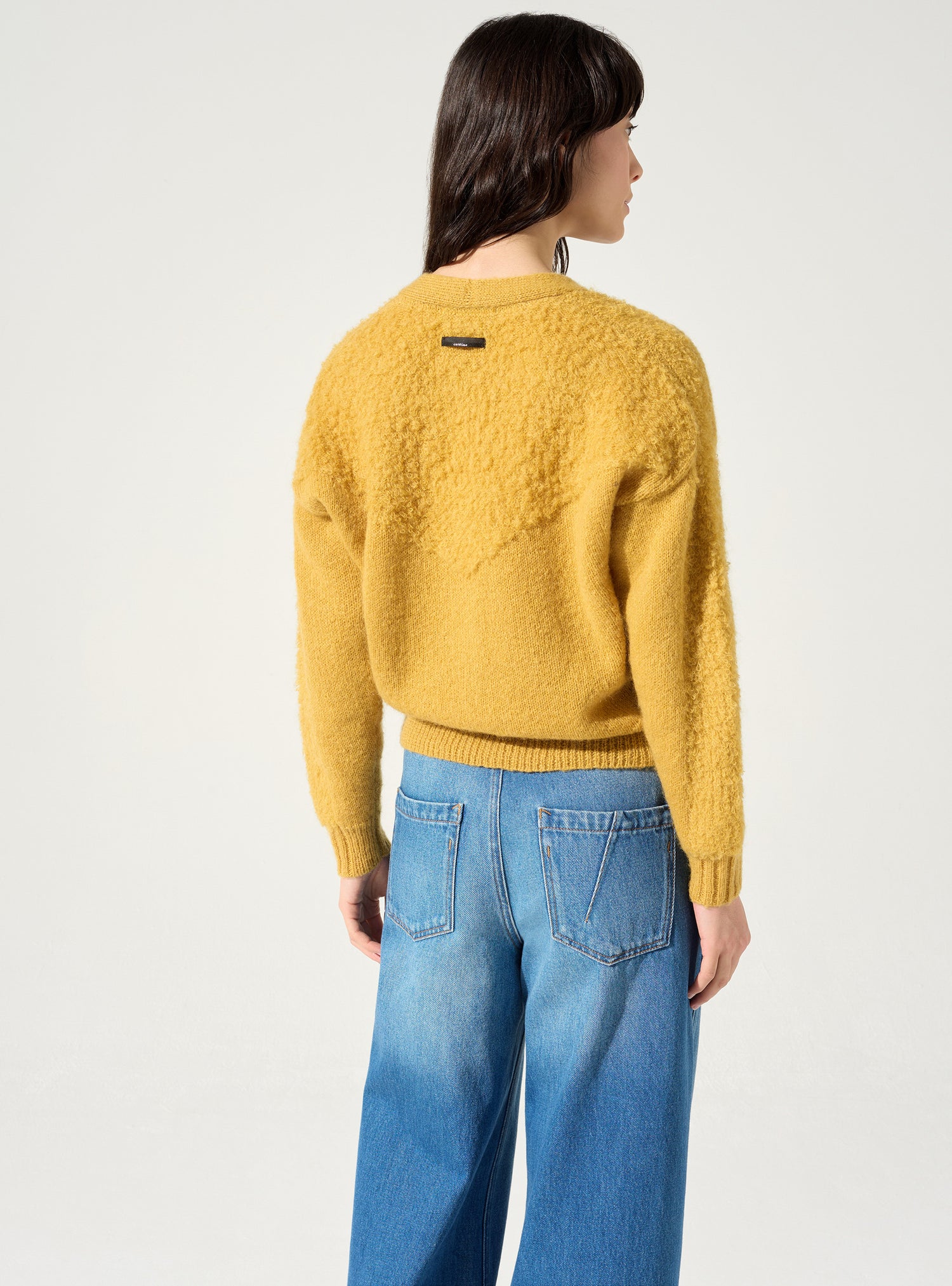V-neck cardigan