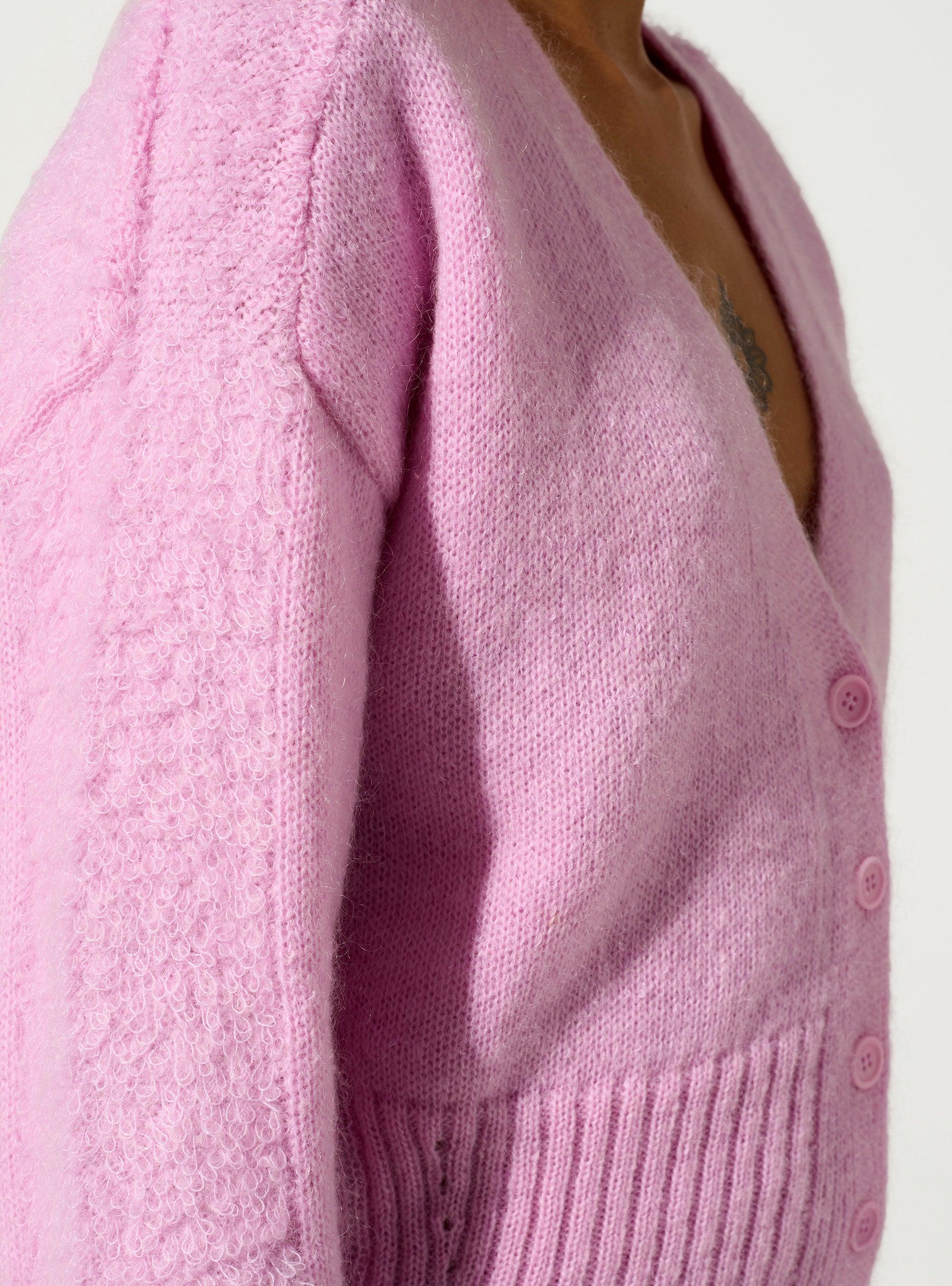 V-neck cardigan