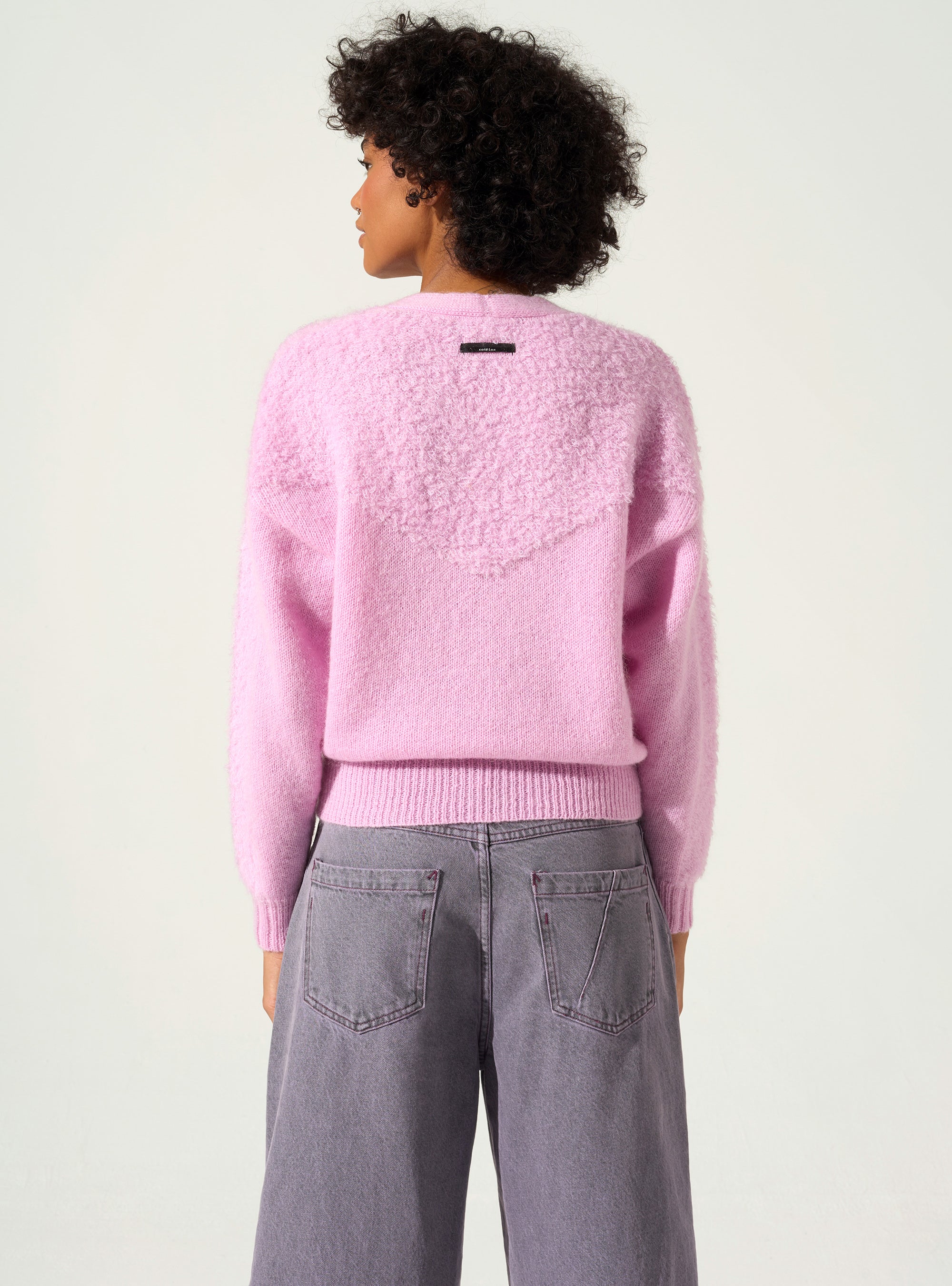 V-neck cardigan
