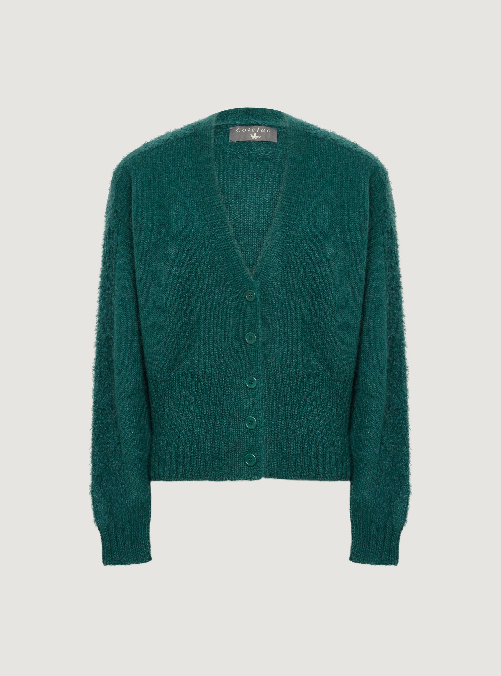 V-neck cardigan