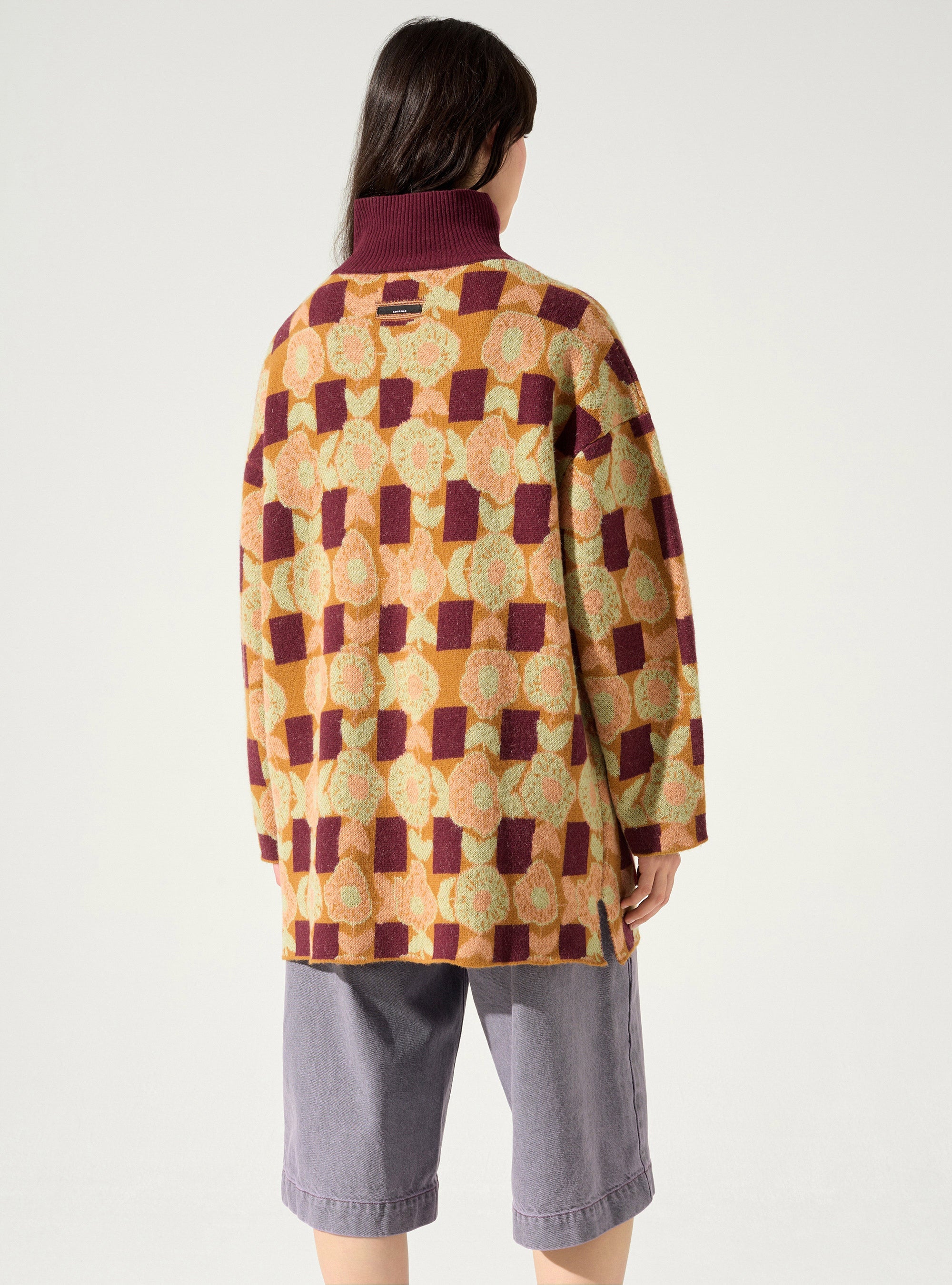 Strickjacke mit Reißverschluss