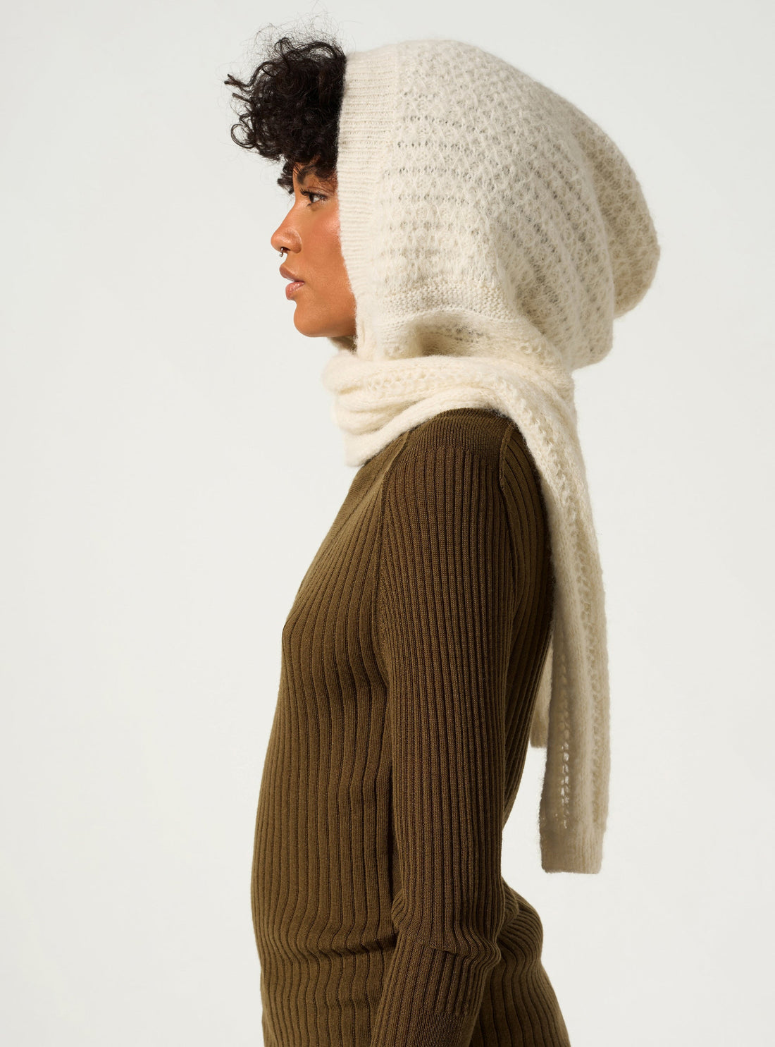 Hat-scarf piece