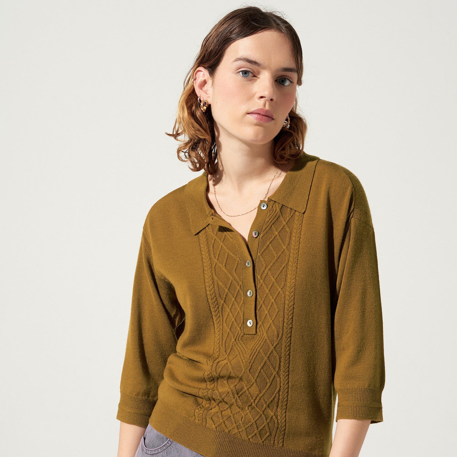 Polo sweater