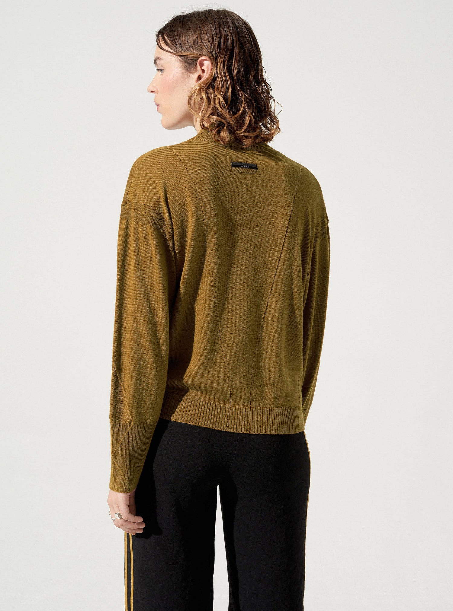 Strickjacke mit Reißverschluss