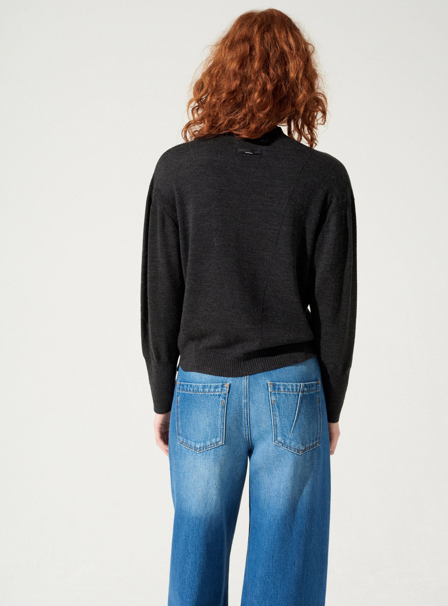 Strickjacke mit Reißverschluss