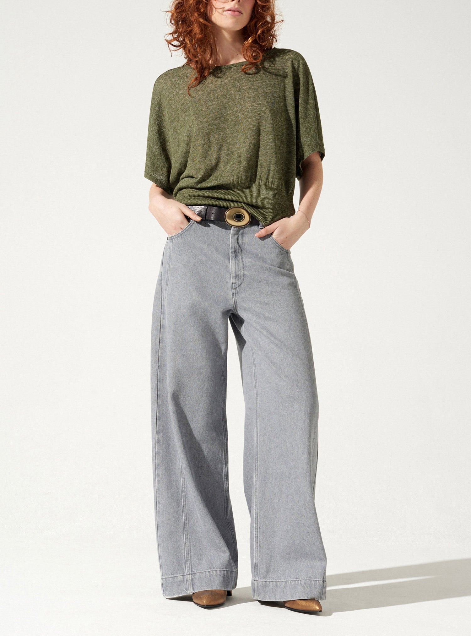 Oberteil mit U-Boot-Ausschnitt