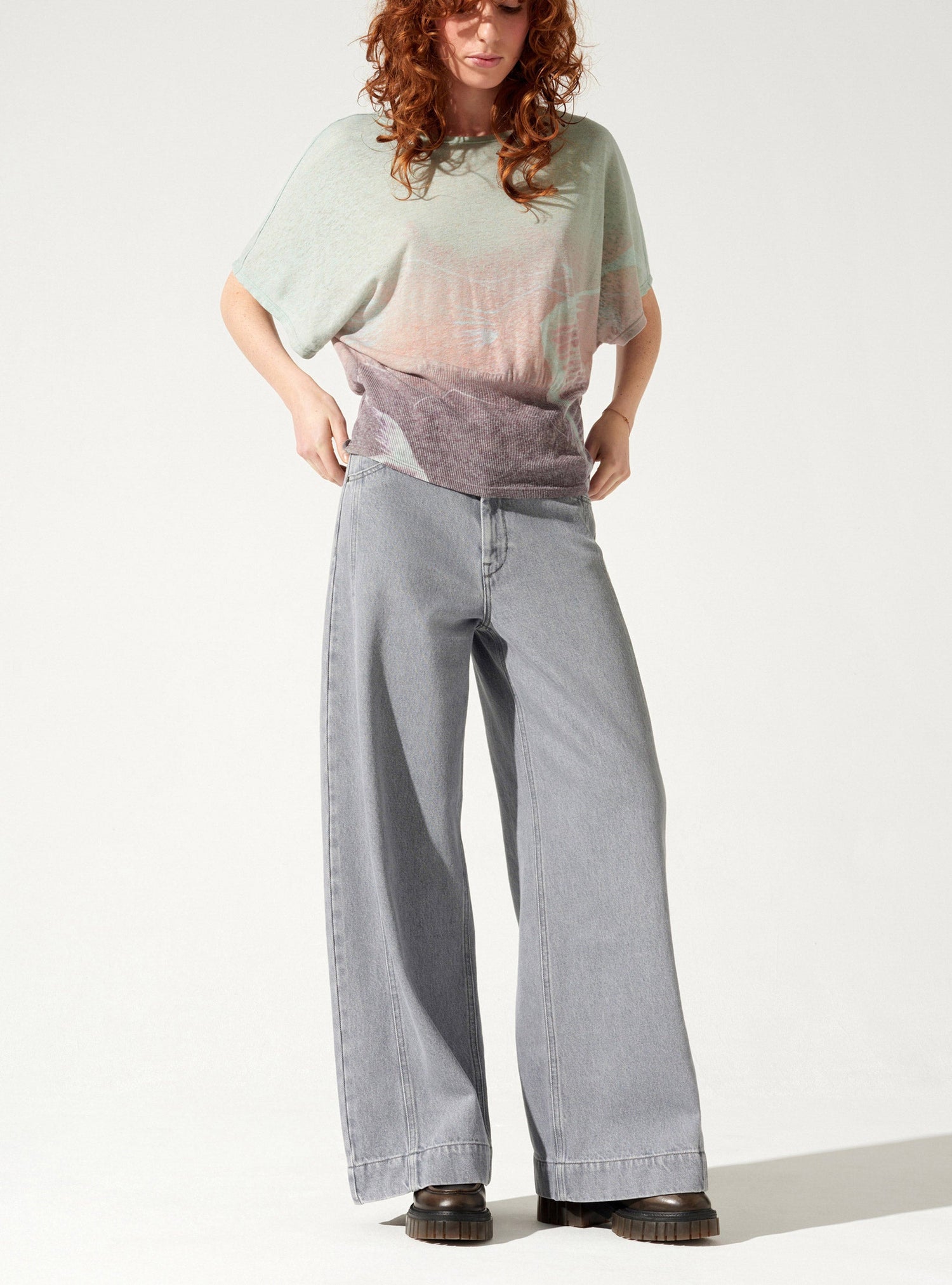 Oberteil mit U-Boot-Ausschnitt