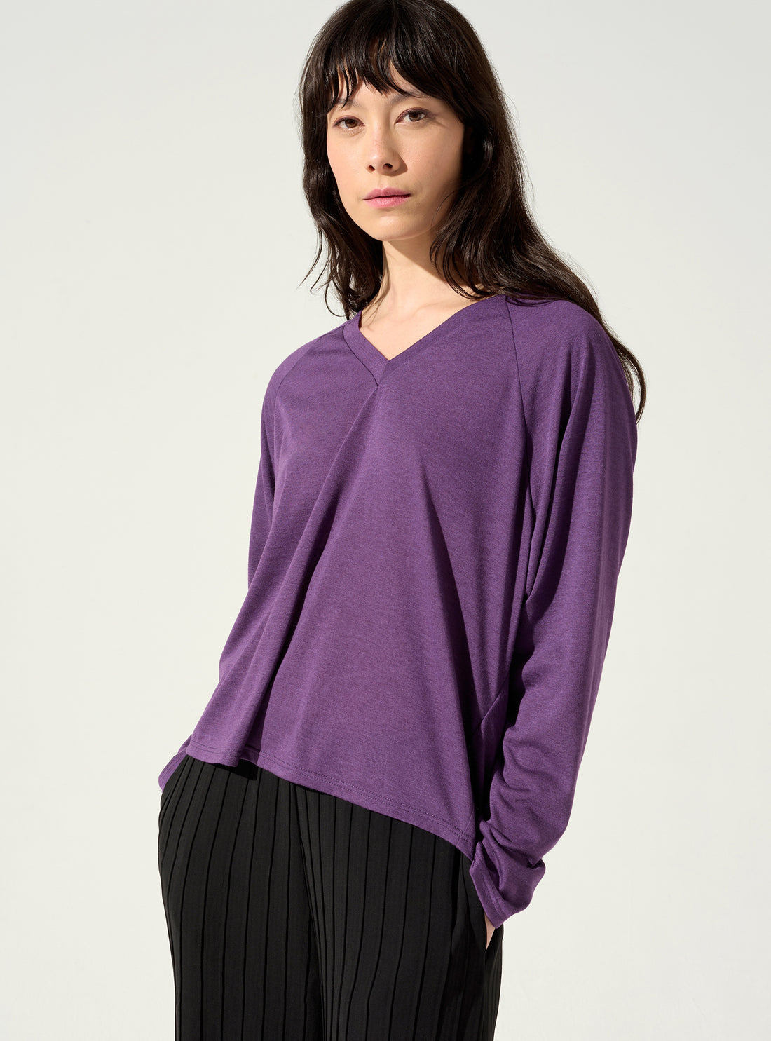 Pleated T-shirt