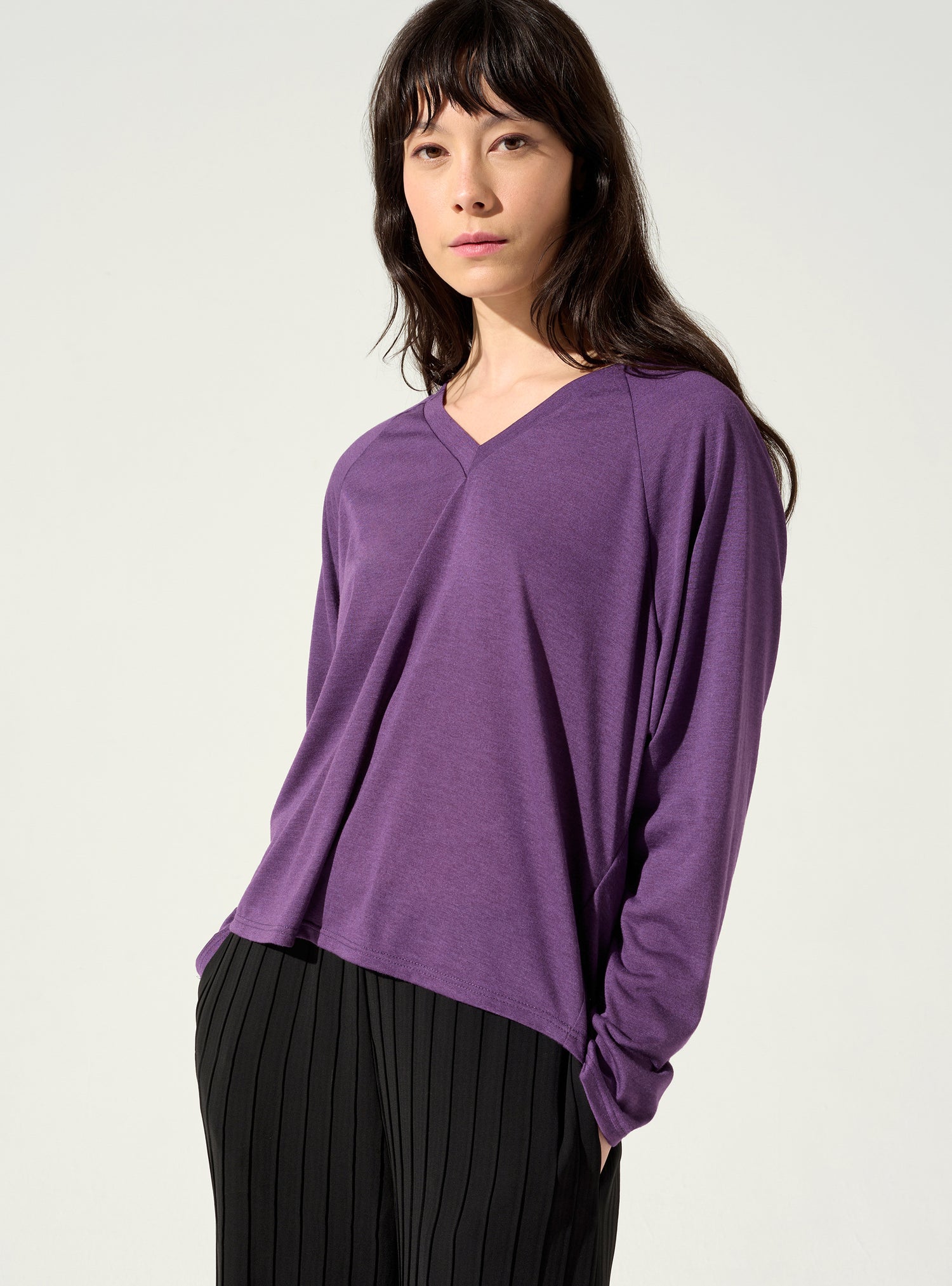 Pleated T-shirt