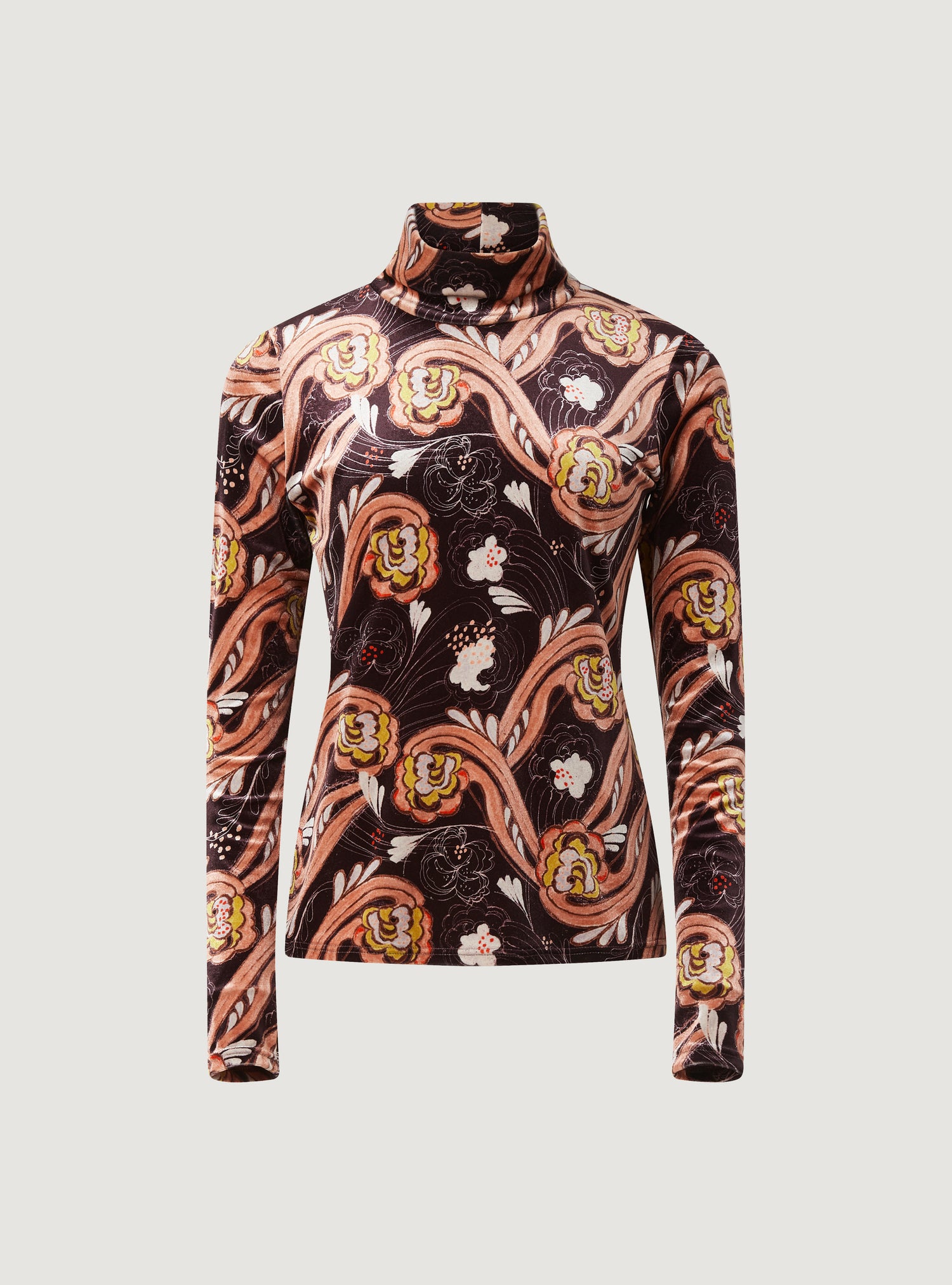 High neck t-shirt