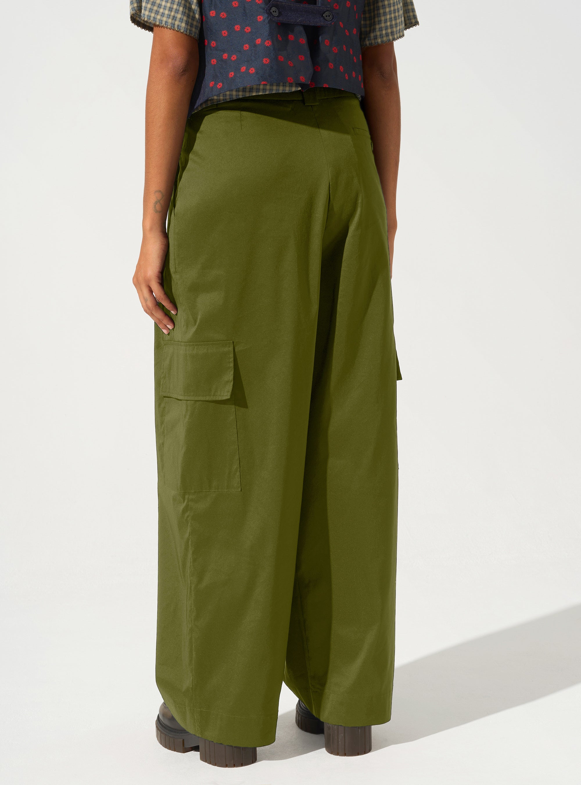 Hose mit weitem Bein