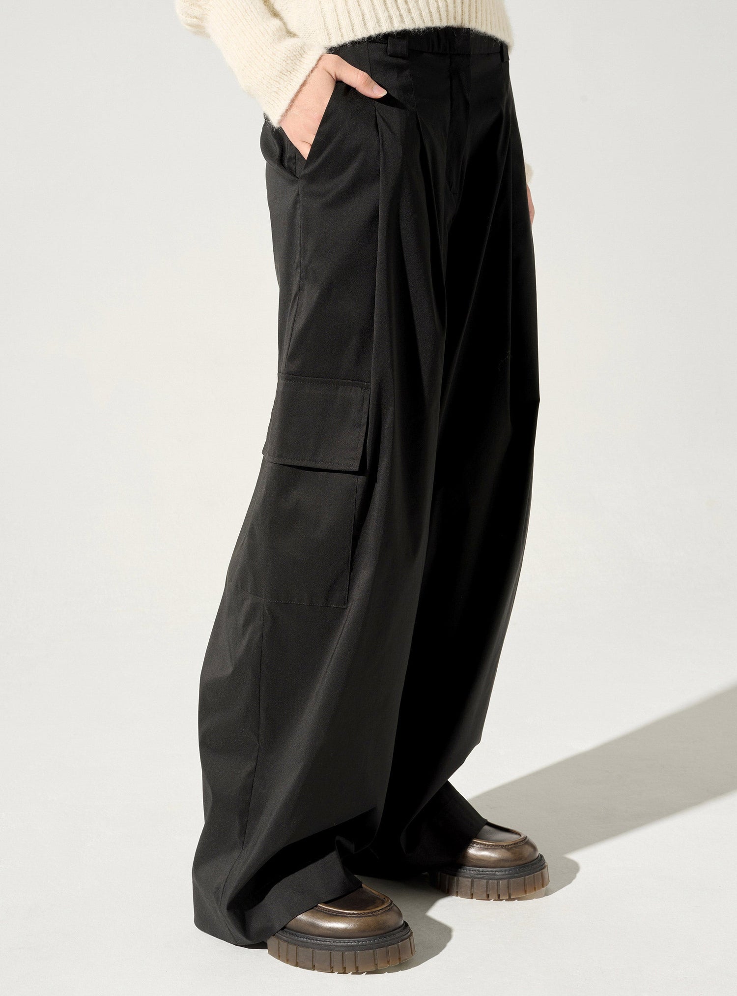 Hose mit weitem Bein