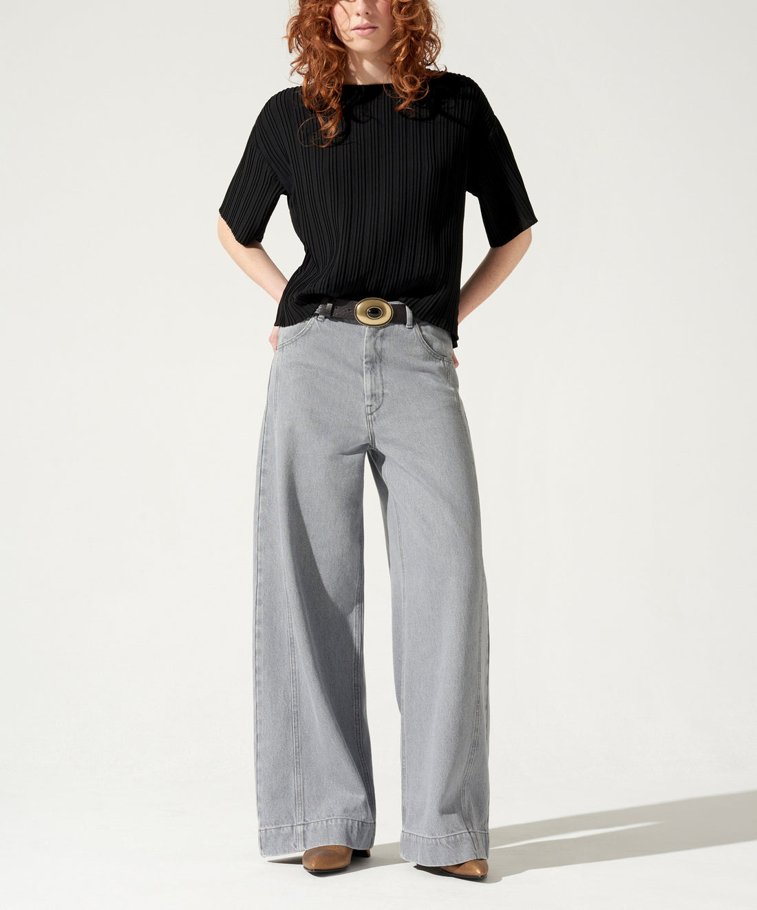 Blouse plissée