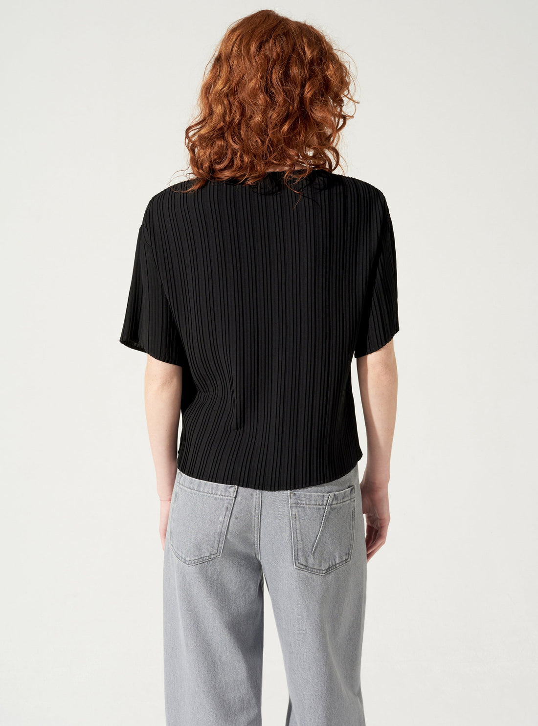 Blouse plissée