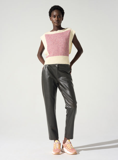 Ärmelloser Pullover