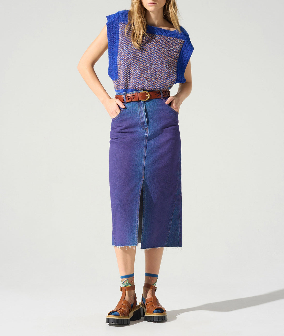 Pull sans manches Cotélac 