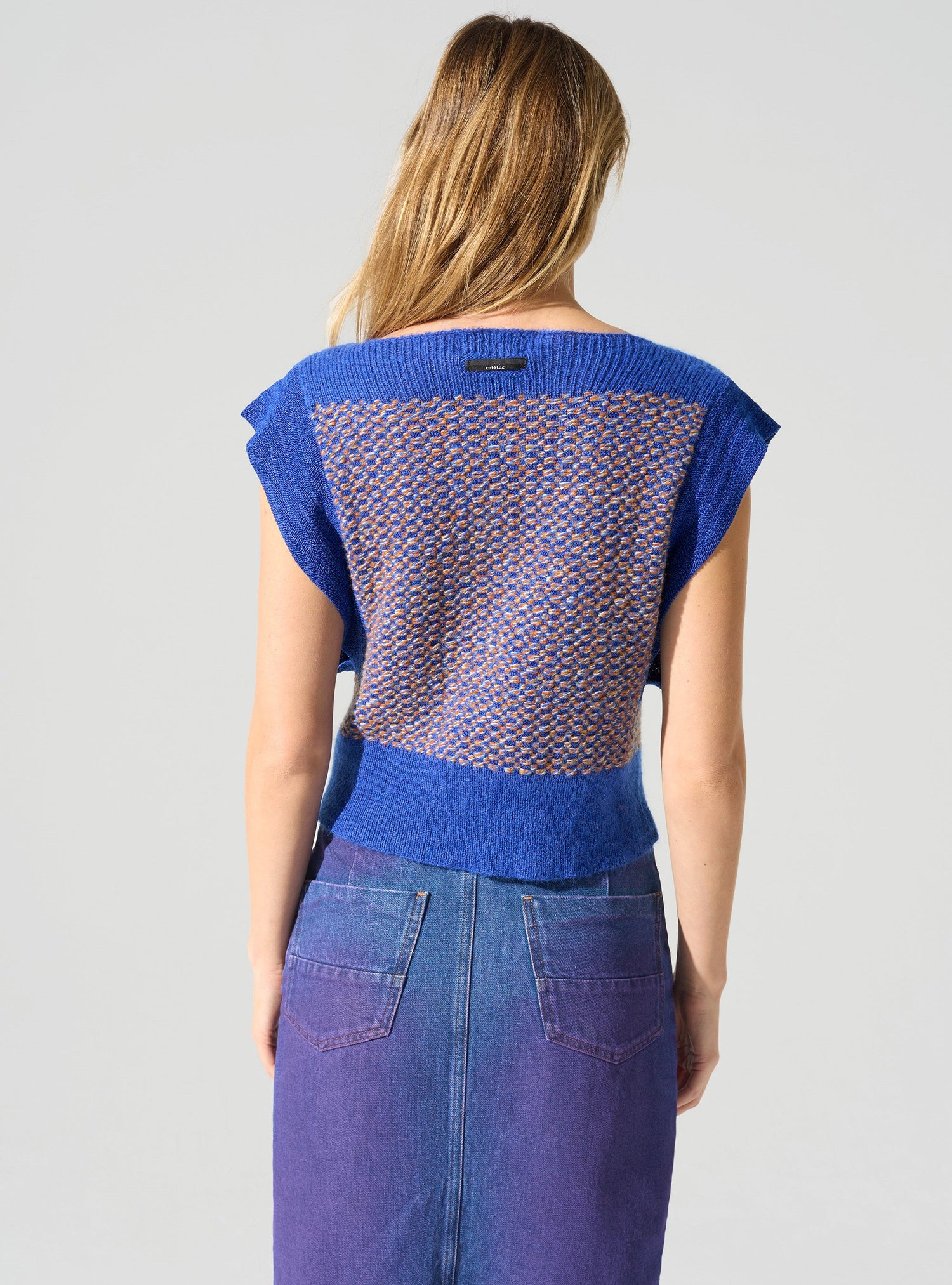 Ärmelloser Pullover