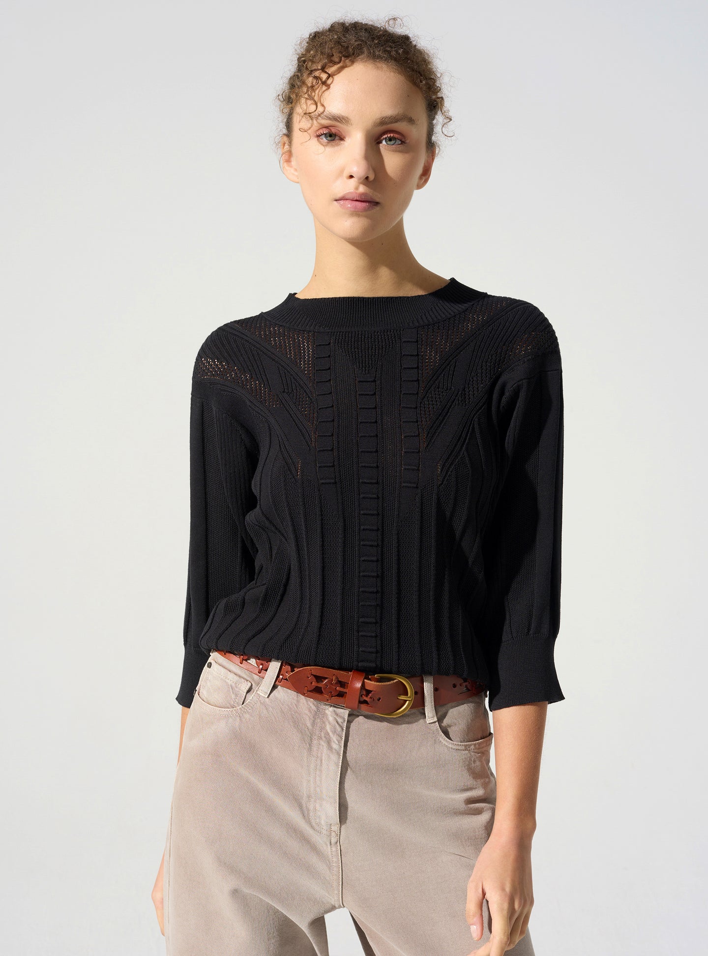 acoté Pull manches 3/4