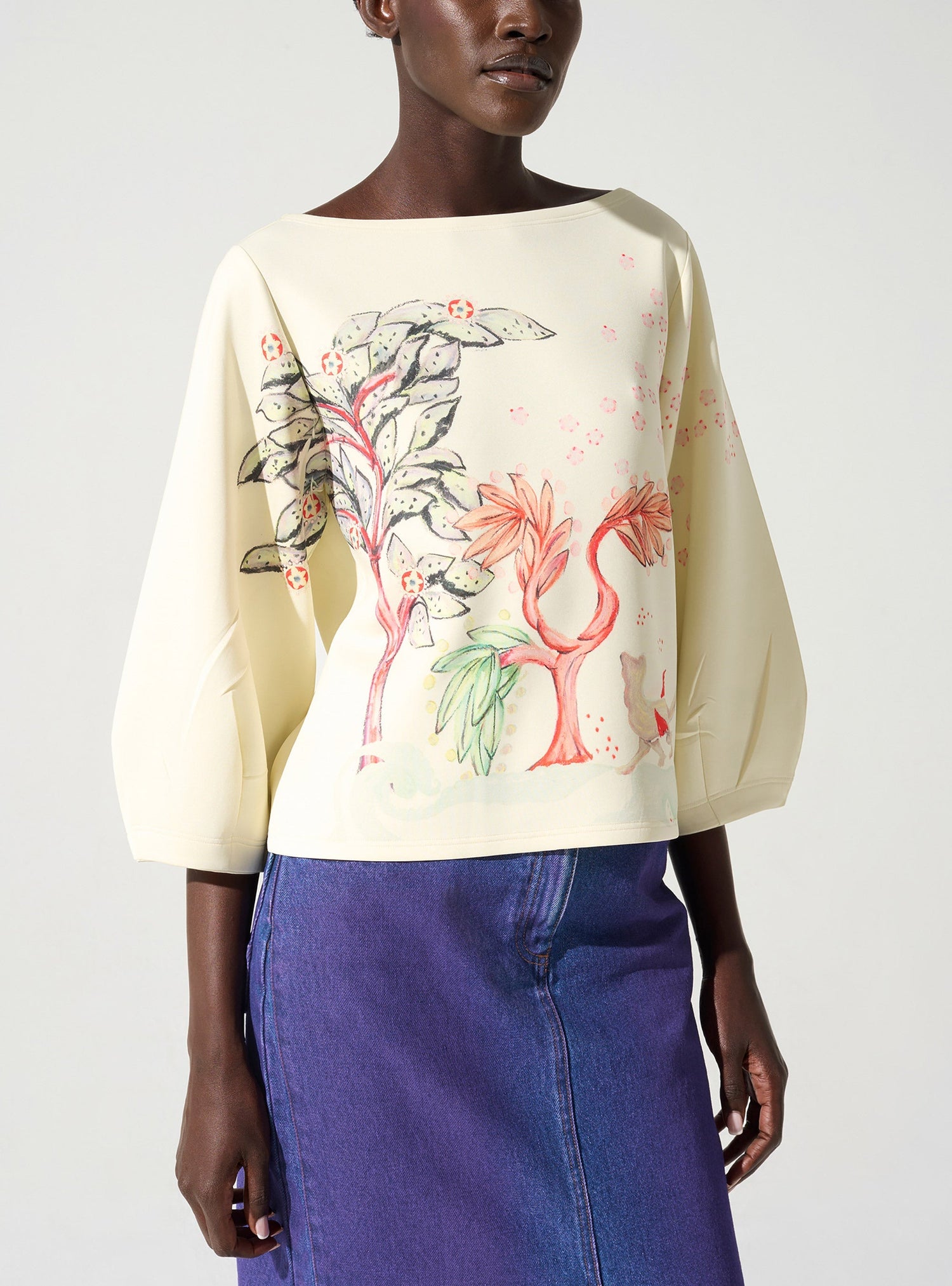 Sweat manches bouffantes Cotélac 