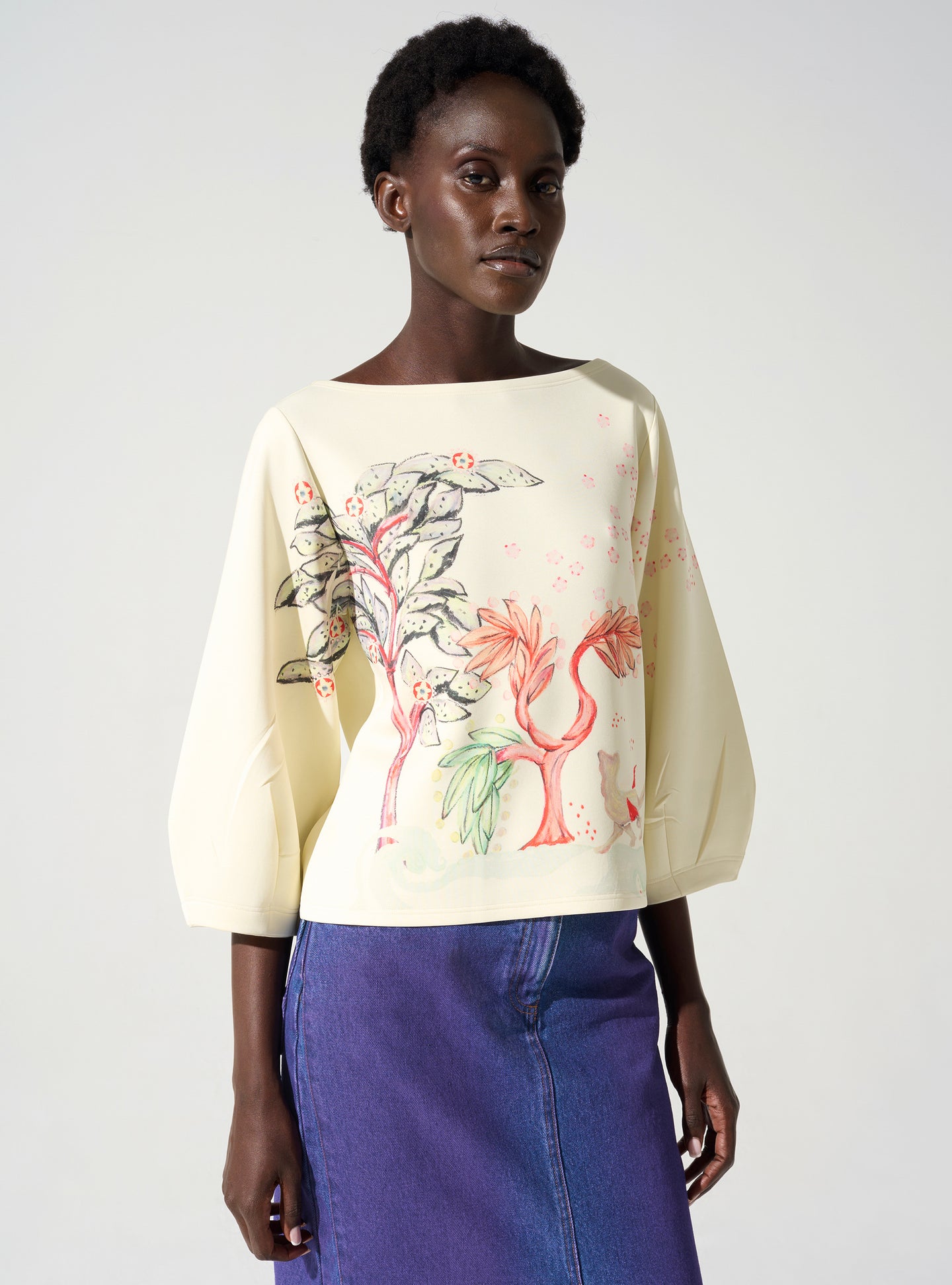 acoté Sweat manches bouffantes