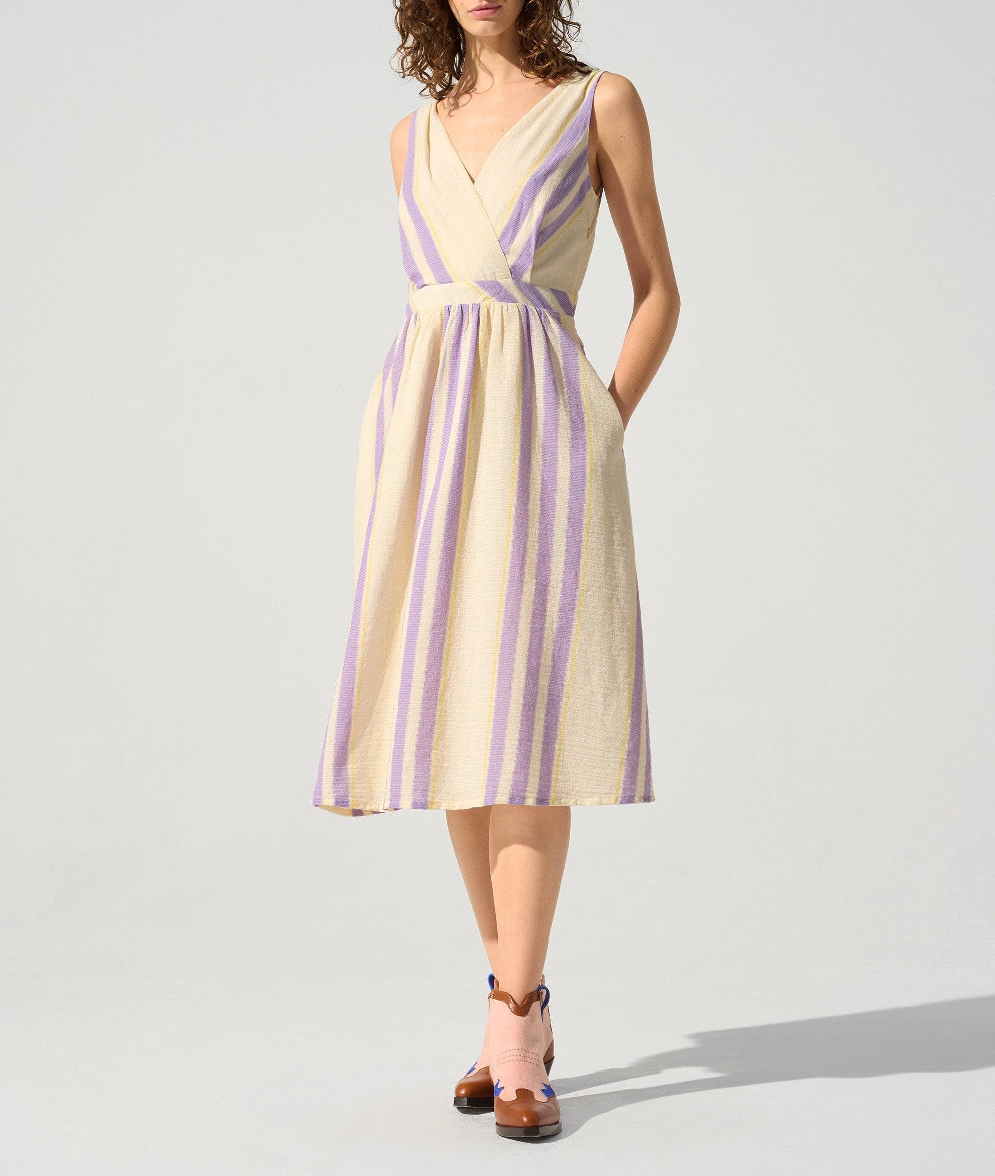 Robe cache-cœur Cotélac 