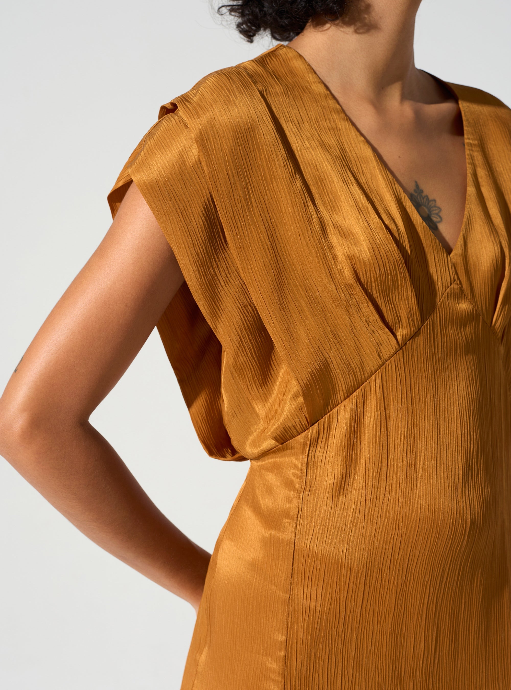 Robe manches courtes