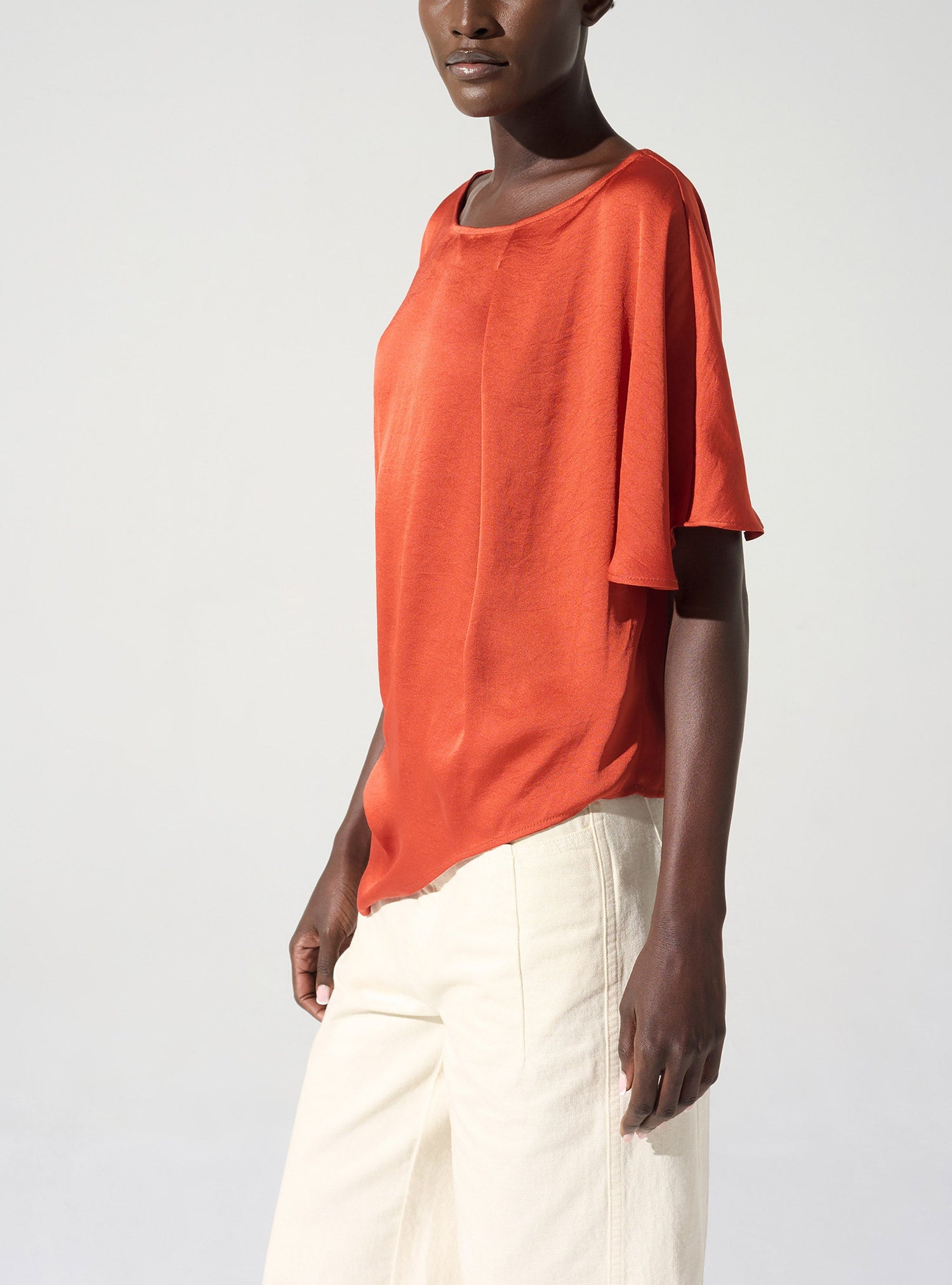 Blouse asymétrique encolure bateau Cotélac 