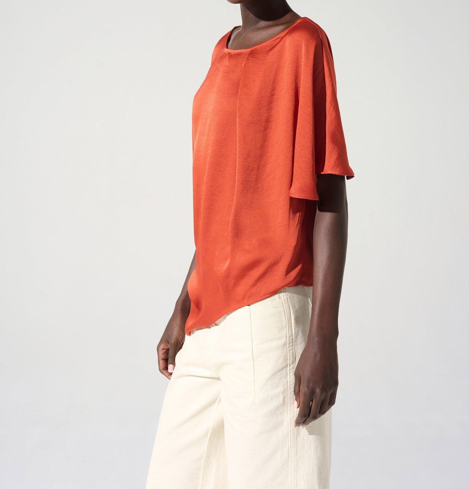 Blouse asymétrique encolure bateau Cotélac 