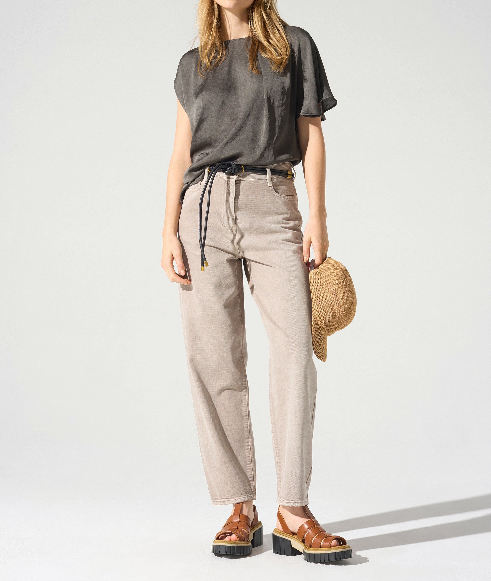 Blouse asymétrique encolure bateau Cotélac 