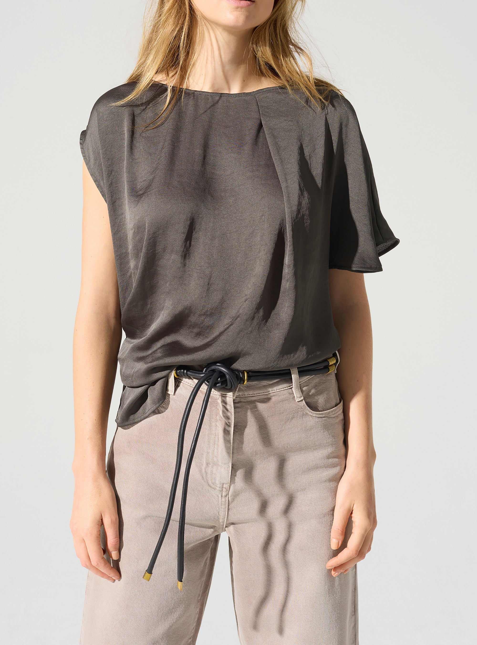 Blouse asymétrique encolure bateau Cotélac 