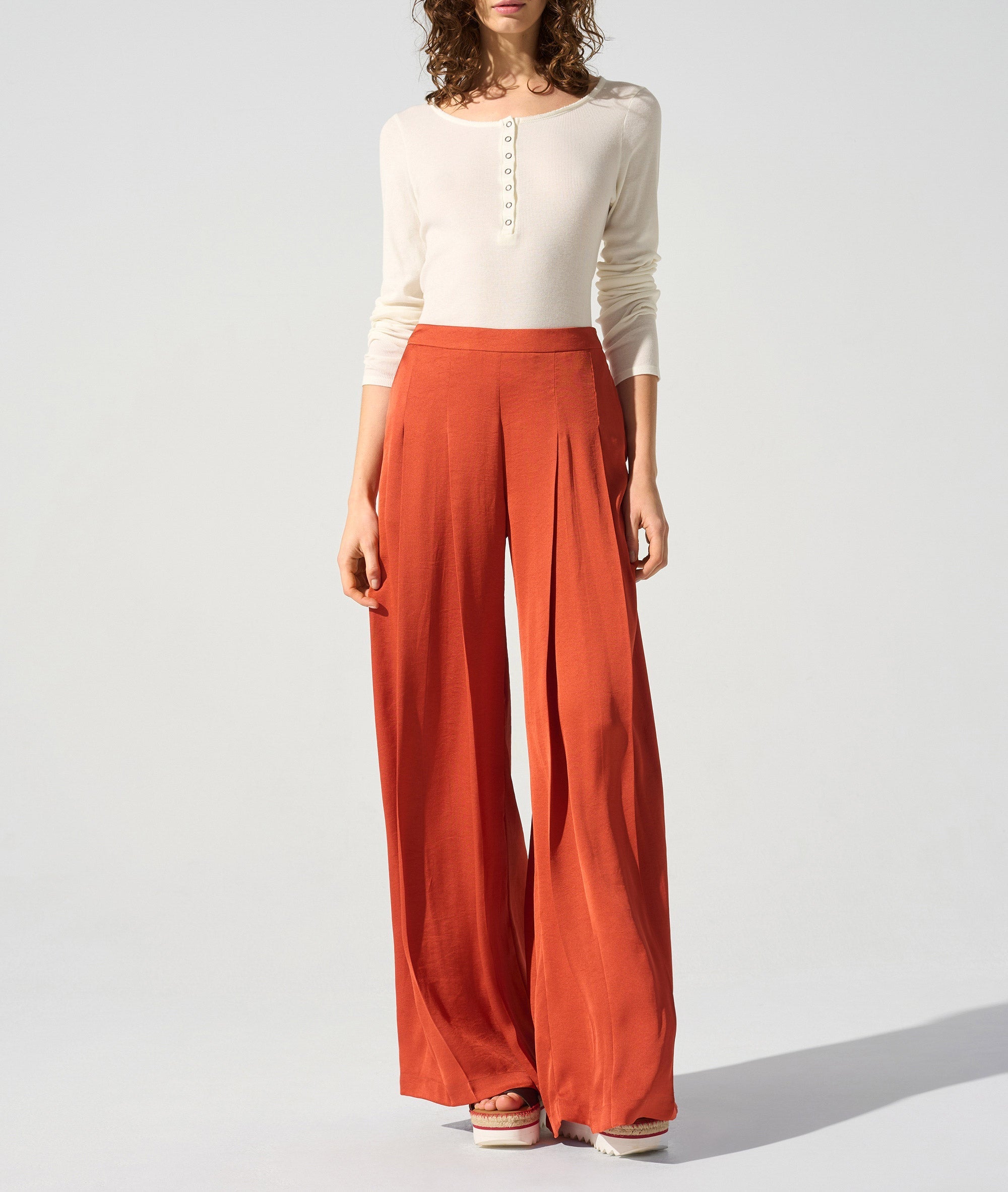 Pantalon large fluide Cotélac 