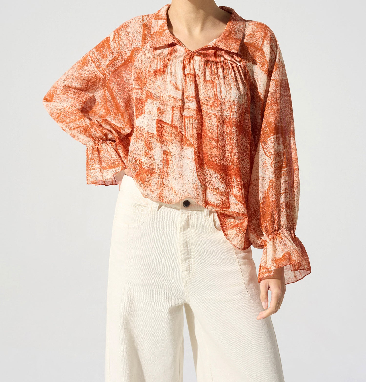 Blouse manches longues