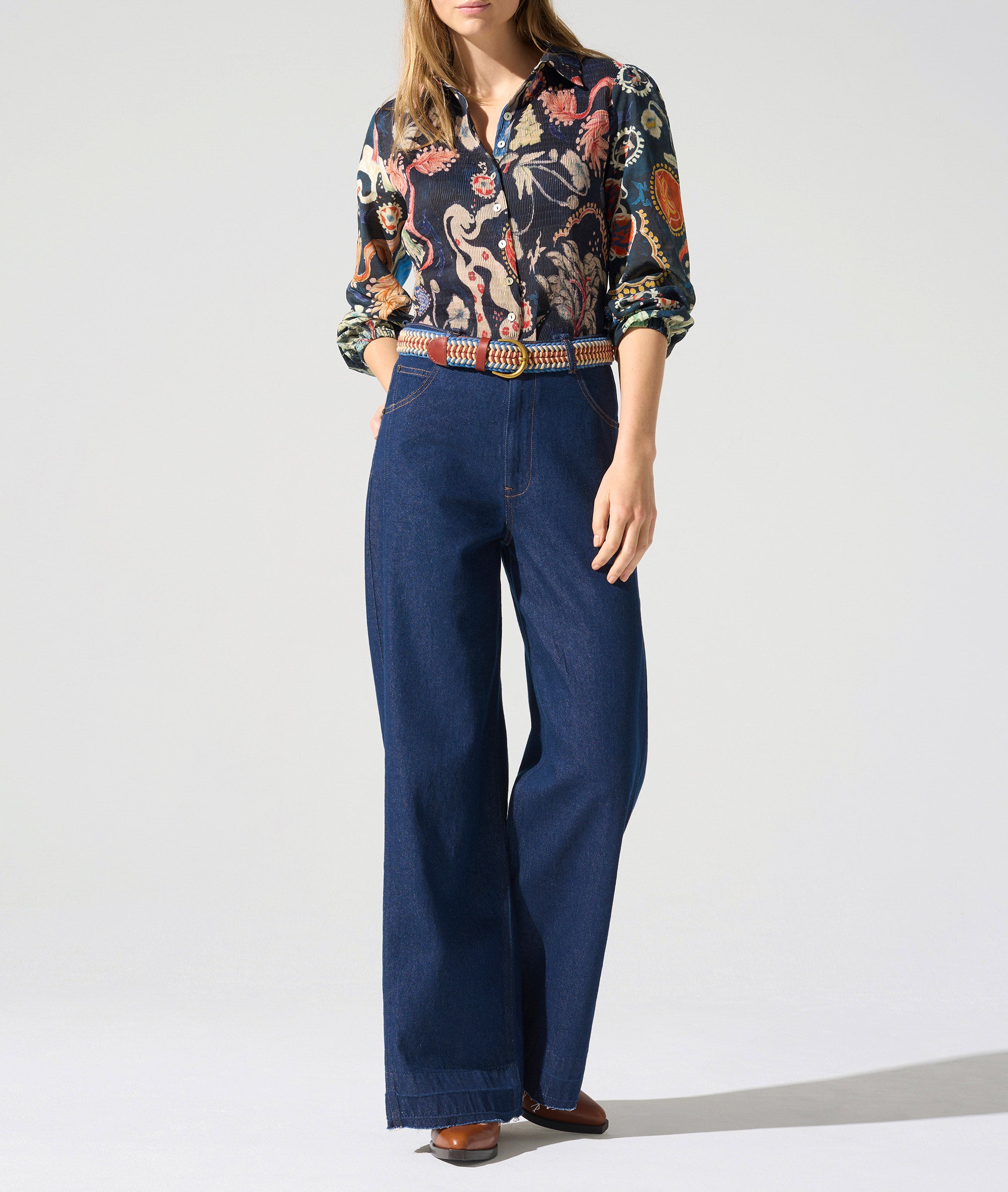 Chemise manches longues bouffantes