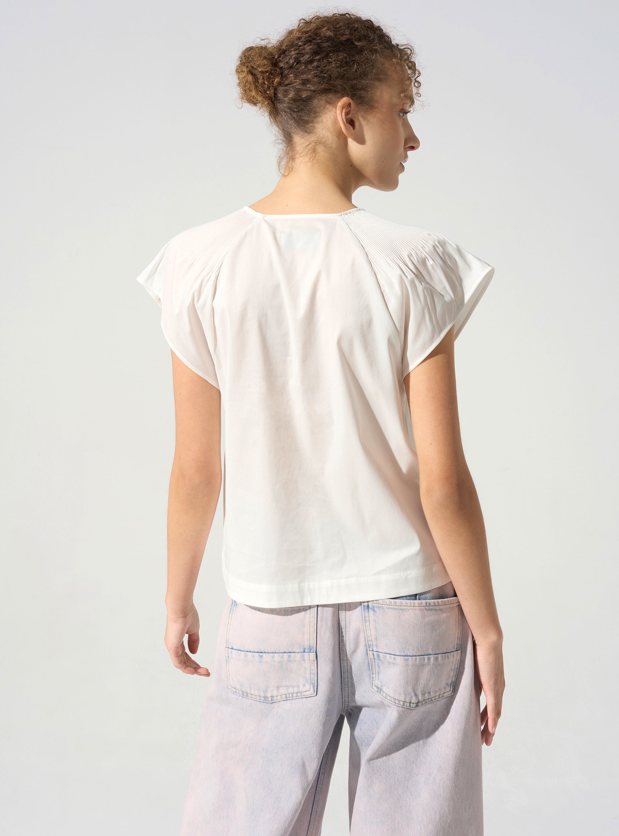 Blouse plissée cristal Cotélac 