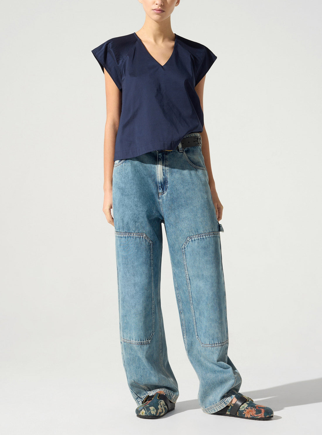 Blouse plissée cristal Cotélac 