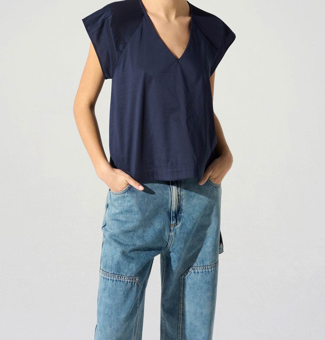 Blouse plissée cristal Cotélac 