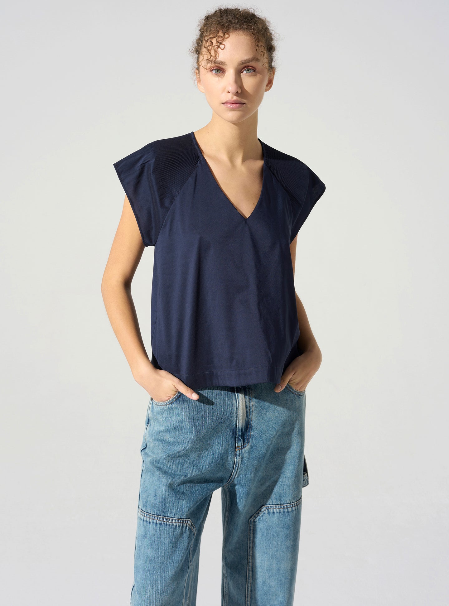 acoté Blouse plissée cristal