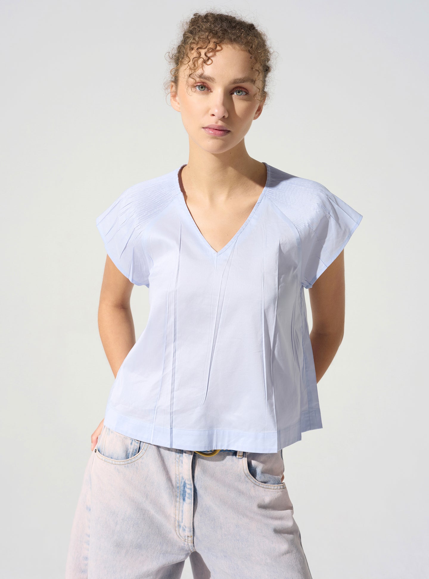 acoté Blouse plissée cristal