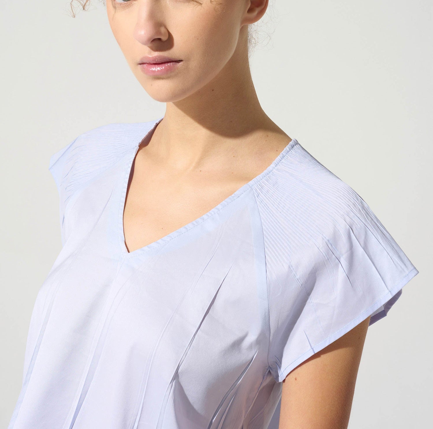 Blouse plissée cristal Cotélac 