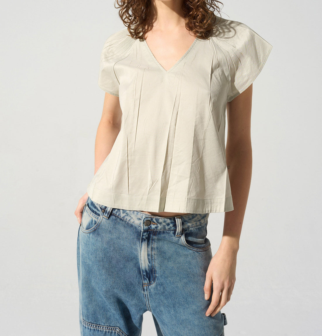 Blouse plissée cristal Cotélac 